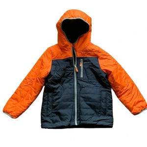 London Fog Boys Anorak Jacket Reversible Sz Large NWT